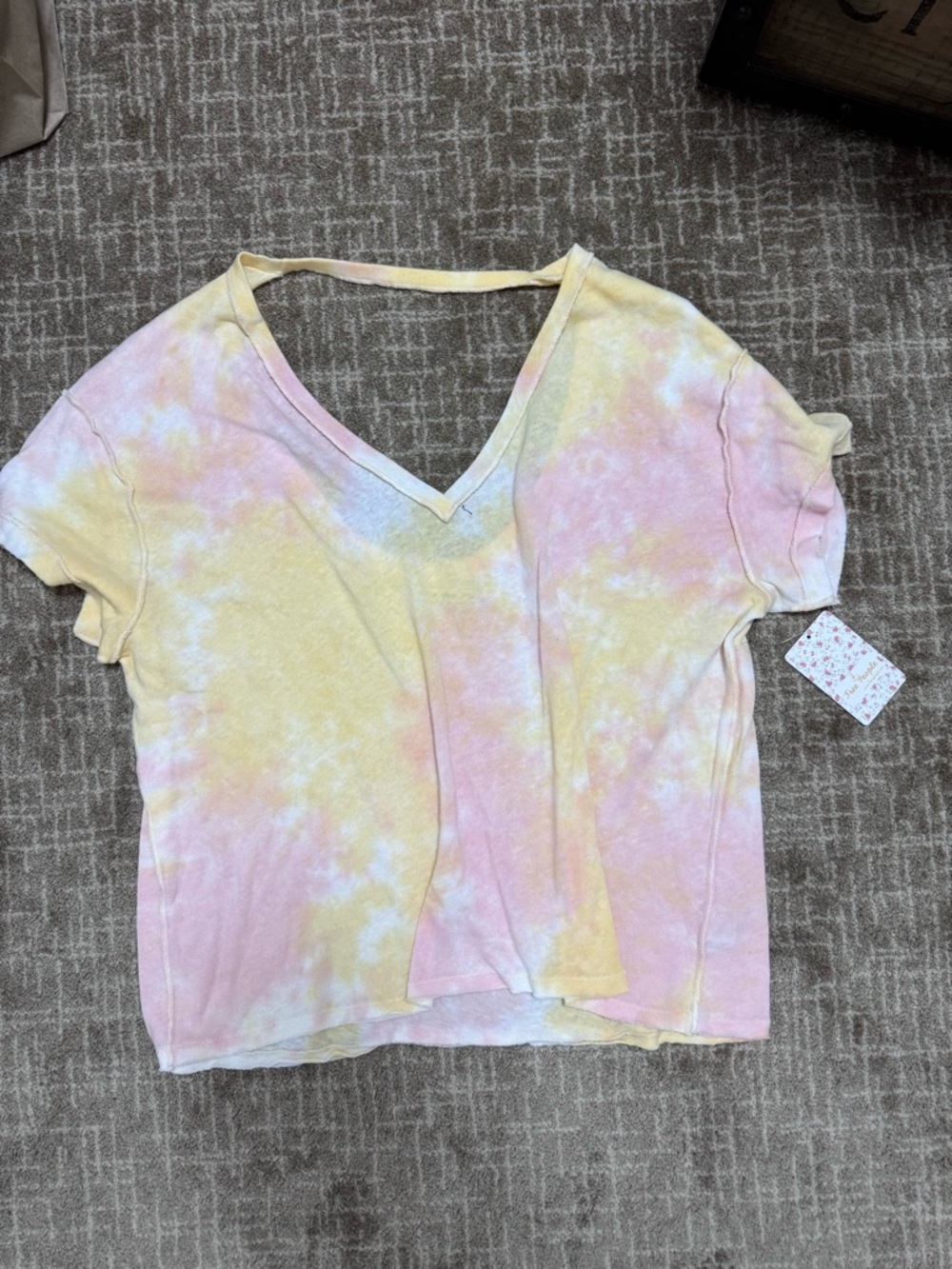 Free People All- Mine cut out Tye Dye XS
